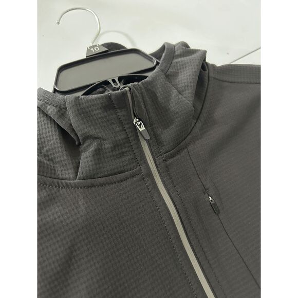 VRST Men’s Cold Weather Performance Hooded Jacket Wind & Water Resistant Black L - Picture 6 of 9
